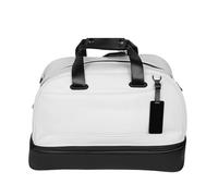 Sports Garment Bag, Garment Bag with Adjustable Strap PU Golf Bag with Multiple Sports Duffle Bag, Gym Bag, Holdall Sports Bag (White)