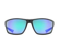 Uvex sportstyle 230 - sports glasses for adults - strong UV protection - contrast enhancing - black mat - one size