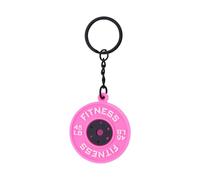 Sports Gym Bag Charms for Backpack Tote Bag Accessories for Women Girlfriend Valentines Day Gifts for Her Daughter Bodybuilder Fitness Gifts for Women Weightlifter Hot Pink Weight Plate Keychain