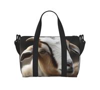 Sports Gym Bag for Women Men Travel Duffel Bag Tote Animals Goat Weekender Bag Canvas Carry on Overnight Bag for Travel Swimming Fitness Workout Sports Duffle Bag, Animals Goat, One Size