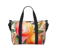 Sports Gym Bag for Women Men Travel Duffel Bag Tote Dollar Sign Money Weekender Bag Canvas Carry on Overnight Bag for Travel Swimming Fitness Workout Sports Duffle Bag, Colorful Peach Watercolor