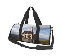 Sports Gym Bag for Women Men Travel Duffel Bag Tote Historical monuments of Armenia Weekender Bag Canvas Carry on Overnight Bag for Travel Swimming Fitness Workout Sports Duffle Bag, Black, One Size