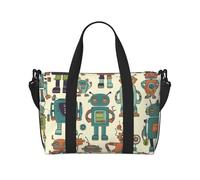 Sports Gym Bag for Women Men Travel Duffel Bag Tote Weekender Bag Carry on Overnight Bag for Travel Swimming Fitness Workout Sports Cute Elephant with Wreath and Little Duck Duffle Bag, Cute Cartoon
