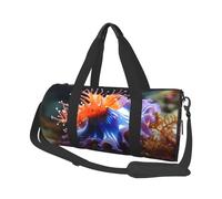 Sports Gym Bag for Women Men Travel Duffel Bag Tote Weekender Bag Carry on Overnight Bag for Travel Swimming Fitness Workout Sports Ocean Sunrise Duffle Bag, Nudibranch, One Size