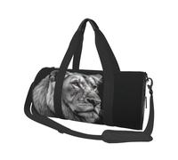 Sports Gym Bag for Women Men Travel Duffel Bag Tote Weekender Bag Carry on Overnight Bag for Travel Swimming Fitness Workout Sports Lisbon tram Duffle Bag, Gray Lion, One Size