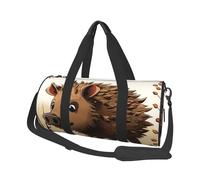 Sports Gym Bag for Women Men Travel Duffel Bag Tote Weekender Bag Carry on Overnight Bag for Travel Swimming Fitness Workout Sports background st patrick's day glitter Duffle Bag, Wild Boar Animation