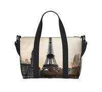 Sports Gym Bag for Women Men Travel Duffel Bag Tote Weekender Bag Carry on Overnight Bag for Travel Swimming Fitness Workout Sports Penthouse View Over New York Manhattan Duffle Bag, Travel Paris, One