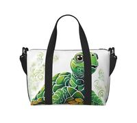 Sports Gym Bag for Women Men Travel Duffel Bag Tote Weekender Bag Carry on Overnight Bag for Travel Swimming Fitness Workout Sports Creative Animals Lion Duffle Bag, Cartoon Turtle Pattern, One Size