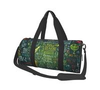 Sports Gym Bag for Women Men Travel Duffel Bag Tote Weekender Bag Carry on Overnight Bag for Travel Swimming Fitness Workout Sports Watercolor Acoustic Guitar Duffle Bag, Math Question, One Size