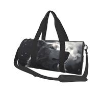 Sports Gym Bag for Women Men Travel Duffel Bag Tote Weekender Bag Carry on Overnight Bag for Travel Swimming Fitness Workout Sports World War Aircraft Duffle Bag, Winter Wolf, One Size