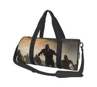 Sports Gym Bag for Women Men Travel Duffel Bag Tote Weekender Bag Carry on Overnight Bag for Travel Swimming Fitness Workout Sports Pomeranian dog wearing Glasses Duffle Bag, Many Zombie, One Size