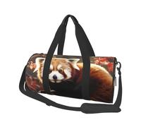 Sports Gym Bag for Women Men Travel Duffel Bag Tote Weekender Bag Carry on Overnight Bag for Travel Swimming Fitness Workout Sports Lisbon tram Duffle Bag, Red Panda, One Size