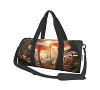 Sports Gym Bag for Women Men Travel Duffel Bag Tote Weekender Bag Carry on Overnight Bag for Travel Swimming Fitness Workout Sports Painted sea turtle Duffle Bag, Mushroom, One Size