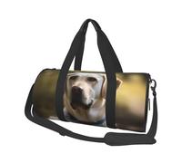 Sports Gym Bag for Women Men Travel Duffel Bag Tote Weekender Bag Carry on Overnight Bag for Travel Swimming Fitness Workout Sports Lake Geneva Switzerland Duffle Bag, Labrador, One Size