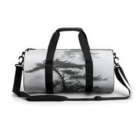 Sports Gym Bag for Women Men Travel Duffel Bag Tote Weekender Bag Foggy Mountain Pine Tree Carry on Overnight Bag for Travel Swimming Fitness Workout Sports Duffle Bag, style-6, 17.7in/9in/9in,