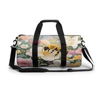 Sports Gym Bag for Women Men Travel Duffel Bag Tote Weekender Bag Goldfish Swimming in The Fish Tank Carry on Overnight Bag for Travel Swimming Fitness Workout Sports Duffle Bag