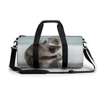 Sports Gym Bag for Women Men Travel Duffel Bag Tote Weekender Bag Monkey on The Ground Carry on Overnight Bag for Travel Swimming Fitness Workout Sports Duffle Bag, style-4, 17.7in/9in/9in, Style-4,