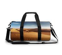Sports Gym Bag for Women Men Travel Duffel Bag Tote Weekender Bag Sand Dunes in The Sahara Desert Carry on Overnight Bag for Travel Swimming Fitness Workout Sports Duffle Bag