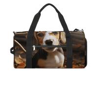 Sports Gym Bag for Women Men with Shoe And Wet Compartment Travel Duffel Bag Cute Beagle Weekender Bag Carry on Overnight Bag for Swimming Fitness Workout Sport Duffle Bag, style-1, One Size