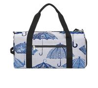 Sports Gym Bag for Women Men with Shoe And Wet Compartment Travel Duffel Bag Rainy Day Pattern Weekender Bag Carry on Overnight Bag for Swimming Fitness Workout Sport Duffle Bag, style-3, One Size