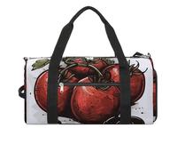 Sports Gym Bag for Women Men with Shoe And Wet Compartment Travel Duffel Bag Tomatoes on The Vine Weekender Bag Carry on Overnight Bag for Swimming Fitness Workout Sport Duffle Bag, style-2, One Size