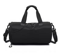 Sports Gym Bag Multifunctional Gym Bag Travel Bag Shoe Compartment with Wet Pocket for Men and Women (Color : Pink) (Black)