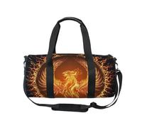 Sports Gym Bag Travel Duffel Bags for Women Men, Artist Phoenix Girls Gymnastics Dance Bag, Weekend Overnight Bag, Fitness Workout Holdall Hospital Bag