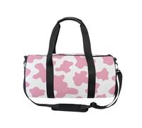 Sports Gym Bag Travel Duffel Bags for Women Men, Lovely Cow Print Girls Gymnastics Dance Bag, Weekend Overnight Bag, Fitness Workout Holdall Hospital Bag