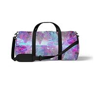 Sports Gym Duffle Bag for Yoga Dancing, Overnight Weekender Travel Bag Geometric Starry Universe, Workout Carry On Shoulder Bag for Women Men