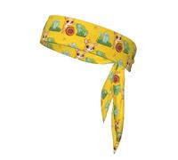 Sports Head Tie HYTTER Chameleon Listen Music Prints Quick Drying, Moisture Wicking, Multifunctional Athletic Band for Women and Men