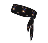Sports Head Tie HYTTER Little Rabbit Lantern Prints Quick Drying, Moisture Wicking, Multifunctional Athletic Band for Women and Men