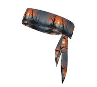 Sports Head Tie WHJSHOP Dead Tree at Sunset Printing Quick Drying, Moisture Wicking for Women, Girls, and Men, Workout. Lightweight, Breathable