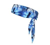 Sports Head Tie YYHWHJDE Sci-Fi Clock Pattern Quick Drying, Moisture Wicking for Women, Girls, and Men, Workout. Lightweight, Breathable