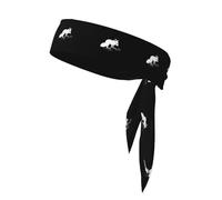 Sports Head Tie YYHWHJDE Snow Fox Under The Cloud Pattern Quick Drying, Moisture Wicking for Women, Girls, and Men, Workout. Lightweight, Breathable