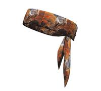 Sports Head Tie YYHWHJDE Strange Beasts Pattern Quick Drying, Moisture Wicking for Women, Girls, and Men, Workout. Lightweight, Breathable