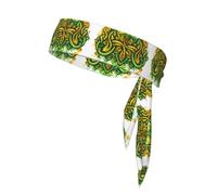 Sports Head Tie YYHWHJDE Strange Knot Pattern Quick Drying, Moisture Wicking for Women, Girls, and Men, Workout. Lightweight, Breathable