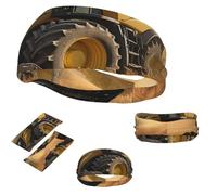 Sports Headband for Men Women,Moisture Wicking Sweat Bands Stretchy Workout Non Slip Headbands Farm Tractor Harvest Hairband for Running Yoga Cycling Workout