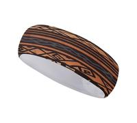 Sports Headband Sweat Headbands African Mud Cloth Tribal Printed Workout Headbands Elastic Soft Fashion Headband Absorb for Yoga Working Out Travel