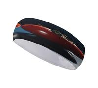 Sports Headband Sweat Headbands Tomatoes on The Table Printed Workout Headbands Elastic Soft Fashion Headband Absorb for Yoga Working Out Travel