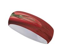 Sports Headband Sweat Headbands Tomatoes on The Wall Printed Workout Headbands Elastic Soft Fashion Headband Absorb for Yoga Working Out Travel