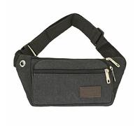 Sports Hip Bag | Hip Belt Bag with Multiple Canvas Bags, Mobile Phone Bag with Multiple Bags for Women and Men, Jogging, Travel, Walking, Running, Black, Se référer au descriptif, Refer to