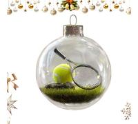 Sports Holiday Ornament - Christmas Tree Balls Ornaments | Sports Balls 3D Christmas Tree Decoration Funny Tennis Baseball Golf And Football Realistic Decor Keepsake For Living Room Party Gathering