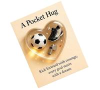 Sports Hug Cards | Pocket Encouragement Souvenir | Ball Sports Motivational Cards,for Athletes Team Managers Fans Teammates Practice Field Game Days Training Tournaments Collectors