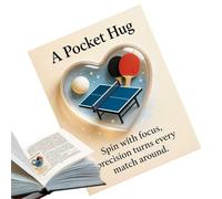 Sports Hug | Pocket Encouragement Souvenir | Portable Encouragement Cards | for Players Athletes Team Managers Fans Collectors During Game Days Training Camps Tournaments Travel