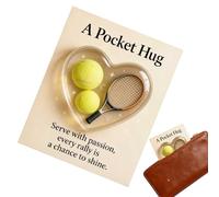 Sports Hug | Pocket Motivational Keepsake,Ball Sports Motivational Cards | for Players Athletes Team Managers Fans Collectors During Game Days Training Camps Tournaments Travel
