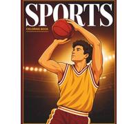 Sports Illustrations Coloring Book