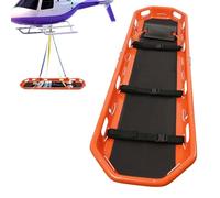 Sports Injury Transport Stretcher | Rescue Basket with Lifting Bridle & Safety Harness | Folding Design for A&E, Helicopter Rescue