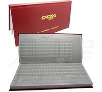 Sports Innovation Ltd Carta Cricket Scorebook 100 Innings 13" X 6" Stiffened Cloth Bound Book