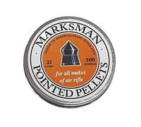 Sports Innovation Ltd MARKSMAN .22 POINTED - Tins Of 500 - Air Rifle Pellets - Shooting - Air Rifle - Pellets