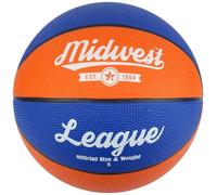 Sports Innovation Ltd Midwest League Basketball Blue/Orange - Various Sizes (Size 3)